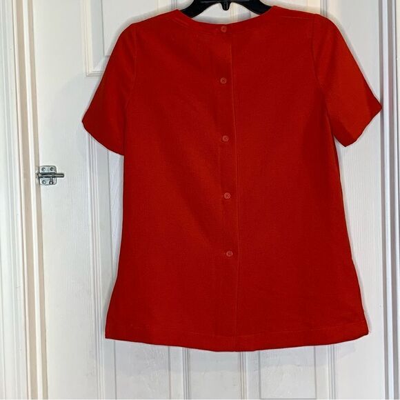 Madewell Industry Button Back Top Red Size XXS - Picture 6 of 10